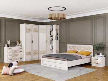 Модульная спальня Оливия  Ваниль / Ясень жемчужный в Саратове