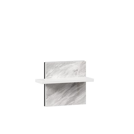 Полка навесная Норд 677.130 (Белый/Статуарио) в Саратове - изображение