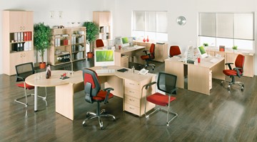 Набор мебели в офис Формула (вяз светлый) в Саратове