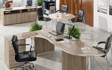 Мебель для персонала Wave 2, рабочий стол и конференц-стол в Саратове
