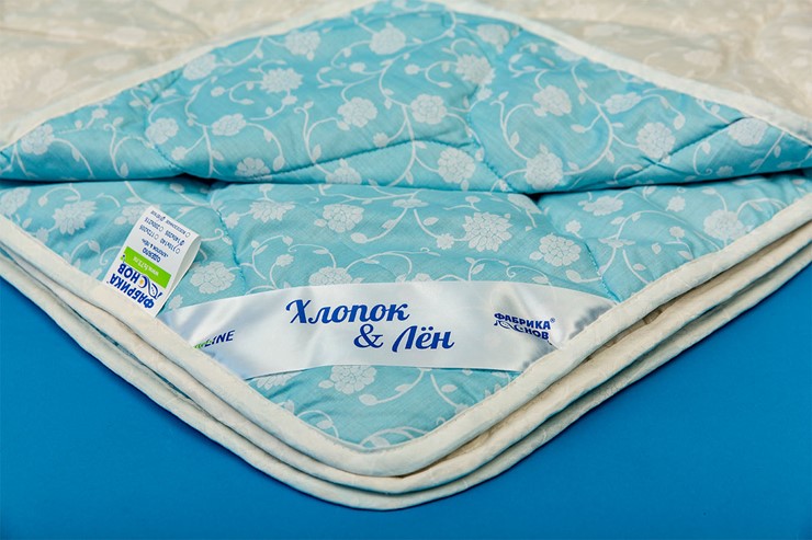Одеяло легкое двуспальное Хлопок &  Лен в Саратове - изображение 1