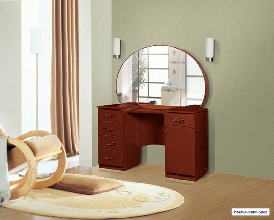 Туалетный столик №4, Ивушка-5, цвет Итальянский орех в Саратове - изображение