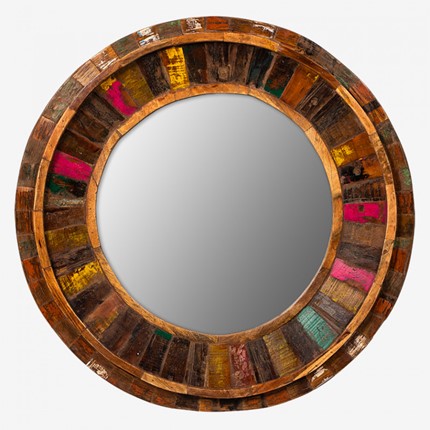 Зеркало настенное Маниша круглое в Саратове - изображение