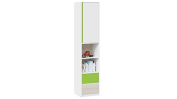 Комбинированный шкаф детский Сканди СМ-386.07.20-20 (Дуб Гарден, Белая, Зеленый) в Энгельсе
