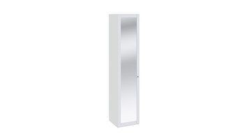 Шкаф для белья Ривьера с зеркалом СМ 241.21.001 (Белый) в Энгельсе