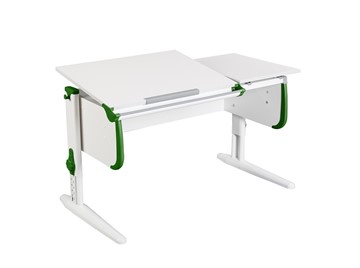 Растущий стол 1/75-40 (СУТ.25) белый/белый/Зеленый в Энгельсе - предосмотр