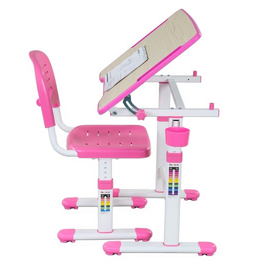 Парта растущая + стул Piccolino II Pink в Саратове - изображение 5