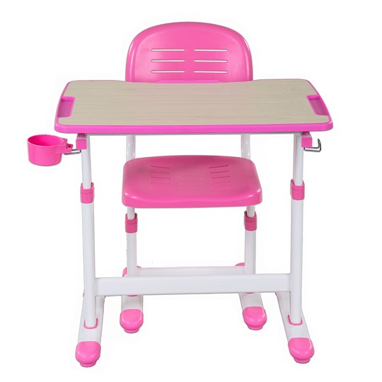 Парта растущая + стул Piccolino II Pink в Саратове - изображение 1