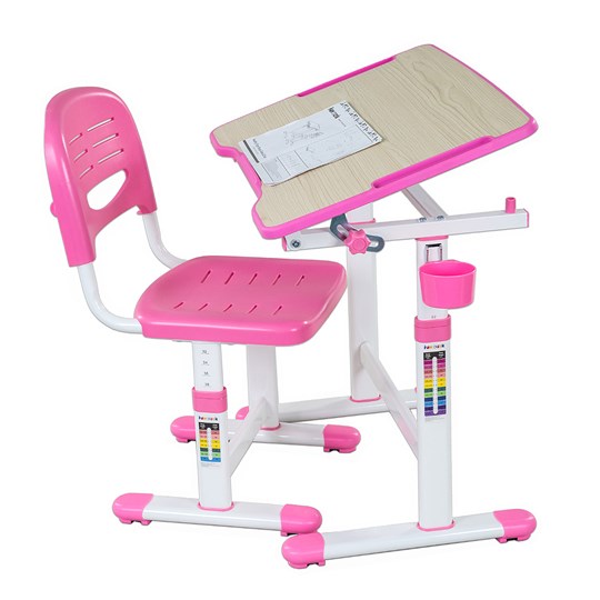 Парта растущая + стул Piccolino II Pink в Саратове - изображение 3