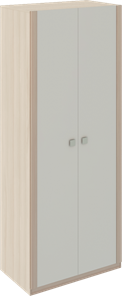 Двухдверный шкаф Глэдис М22 (Шимо светлый/Белый текстурный) в Саратове - предосмотр