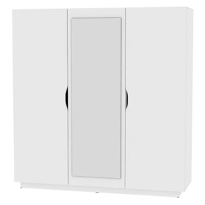 Распашной шкаф Аврора (H30_M) 1872х1801х540, Белый в Саратове