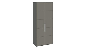 Шкаф распашной Наоми с 2-мя дверями, цвет Фон серый, Джут  СМ-208.07.03 в Саратове