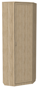 Шкаф распашной 402 угловой со штангой, цвет Дуб Сонома в Саратове - предосмотр