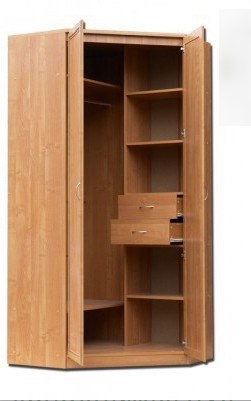 Шкаф распашной 403 несимметричный, цвет Дуб Сонома в Саратове - изображение 1