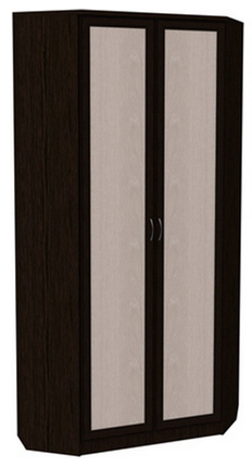 Шкаф 401 угловой со штангой, цвет Венге в Саратове - изображение