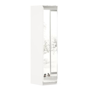 1-створчатый шкаф Айла с зеркалом ЛД 688.140.000, Белый, исполнение 1 в Энгельсе
