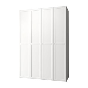 Распашной шкаф Харрис 60, белый + 4 фасад стандарт в Саратове