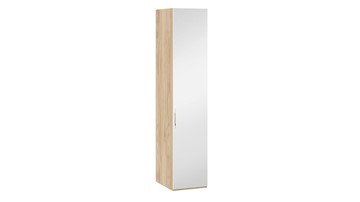 Шкаф для белья Эмбер правый СМ-348.07.002 R (Яблоня Беллуно/Белый глянец) в Энгельсе