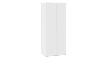 Двустворчатый шкаф Порто (580) СМ-393.07.003 (Белый жемчуг/Белый софт) в Саратове