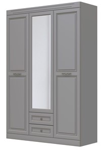 Шкаф трехдверный в спальню Олимп ШР-3 (антрацит) 1 зеркало в Саратове