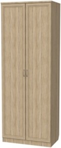 Шкаф 2-х створчатый 101 со штангой,цвет Дуб Сонома в Саратове - предосмотр