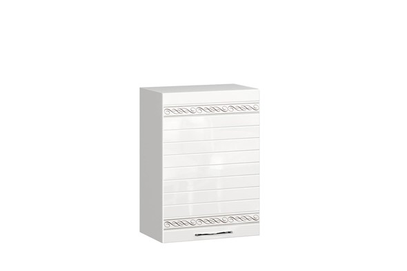 Навесной шкаф Анастасия 500 008.081.000 белый глянец в Саратове - изображение