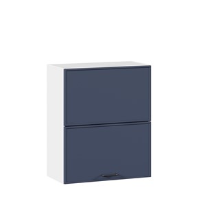 Шкаф кухонный горизонтальный 600 комбинированный Индиго ЛД 298.970.000.125, Белый/Тёмно-синий в Саратове