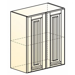 Шкаф кухонный Бавария L600 H720 (2 дв. гл.) в Саратове
