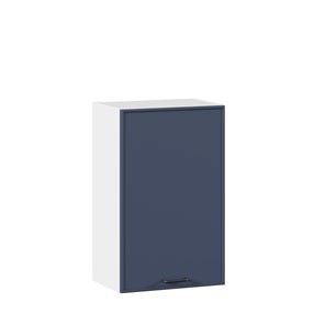Навесной кухонный шкаф 450 Индиго ЛД 298.330.000.103, Белый/Тёмно-синий в Саратове