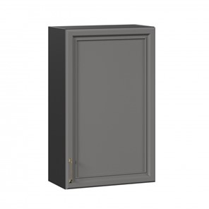 Навесной кухонный шкаф Джелатто 600 высокий ЛД 241.450.000.154, Черный/Оникс серый в Саратове