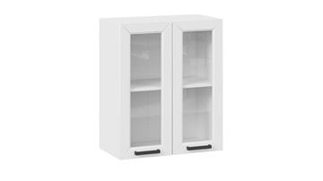 Навесной кухонный шкаф Лорас 1В6С (Белый/Холст белый) в Саратове