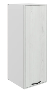 Кухонный шкаф Монако L400 Н900 (1 дв. гл.), белый/дуб белый матовый в Саратове