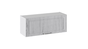 Настенный шкаф Прованс (Белый глянец/Санторини светлый) В_36-90_1ДО в Саратове