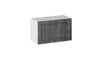 Навесной кухонный шкаф Прованс (Белый глянец/Санторини темный) В_36-60_1ДО в Саратове