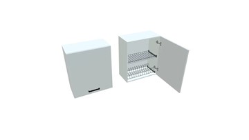 Сушильный шкаф для посуды ВС7 60, Белое гладкое Ламарти/Белый в Саратове