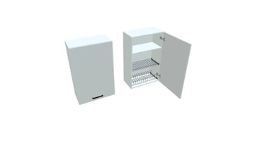 Сушильный шкаф для посуды ВС9 60, Белое гладкое Ламарти/Белый в Саратове