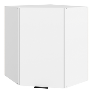 Шкаф на кухню Стоун  L600x600 (1 дв. гл.) (белый/джелато софттач) в Энгельсе
