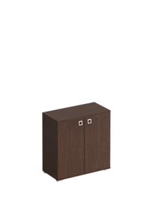 Шкаф для документов низкий закрытый Cosmo, венге Виктория (90,2х44,2х89,7) КС 308 в Саратове