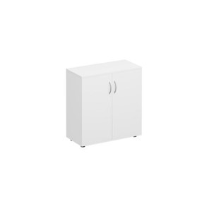Шкаф для документов низкий закрытый Комфорт КФ, белый премиум (80x38x84 К.309 БП в Энгельсе