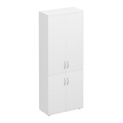 Шкаф для документов закрытый 4-дверный Комфорт КФ, белый премиум (80x38x200) К 373 в Энгельсе - изображение