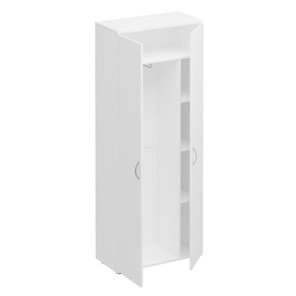 Шкаф для одежды с дополнением Комфорт КФ, белый премиум (80x38x200) К.531 ДШ в Энгельсе