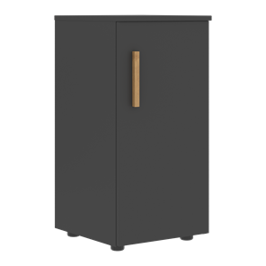 Шкаф колонна низкий с глухой правой дверью FORTA Черный Графит FLC 40.1 (R) (399х404х801) в Саратове
