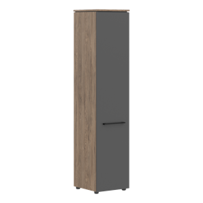 Колонна с  глухой дверью высокая MORRIS TREND Антрацит/Кария Пальмира MHC 42.1 (429х423х1956) в Саратове
