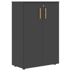 Шкаф с глухими средними дверьми FORTA Черный Графит  FMC 80.1(Z) (798х404х1197) в Саратове