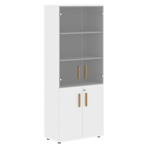 Шкаф комбинированный FORTA Белый FHC 80.2(Z) (798х404х1965) в Саратове