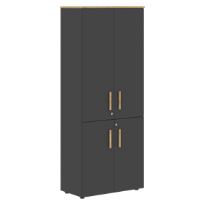 Шкаф комбинированный FORTA Графит-Дуб Гамильтон  FHC 80.3(Z) (798х404х1965) в Саратове