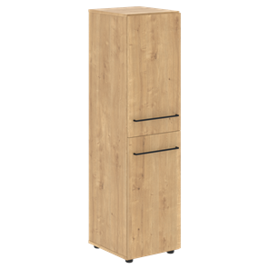 Шкаф узкий средний с глухими дверьми LOFTIS Дуб Бофорд LMC LMC 40.4 (400х430х1517) в Саратове