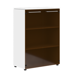 Шкаф средний MORRIS Дуб Базель/Белый MMC 85.2 (854x423x1188) в Саратове