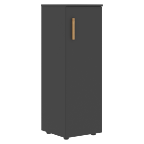 Средний шкаф колонна с глухой дверью правой FORTA Черный Графит  FMC 40.1 (R) (399х404х801) в Энгельсе
