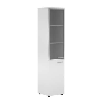 Шкаф-колонна левая XTEN Белый XHC 42.7 (L)  (425х410х1930) в Саратове - изображение